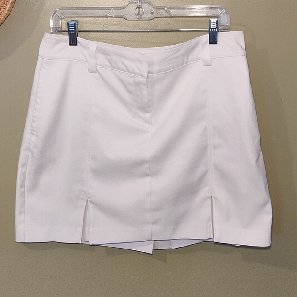 Izod Skort White Sporty 34" Waist Size 8